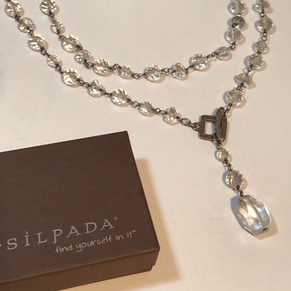 Silpada Jewelry - SILPADA VINTAGE FACETED GLASS BEAD NECKLACE N1503